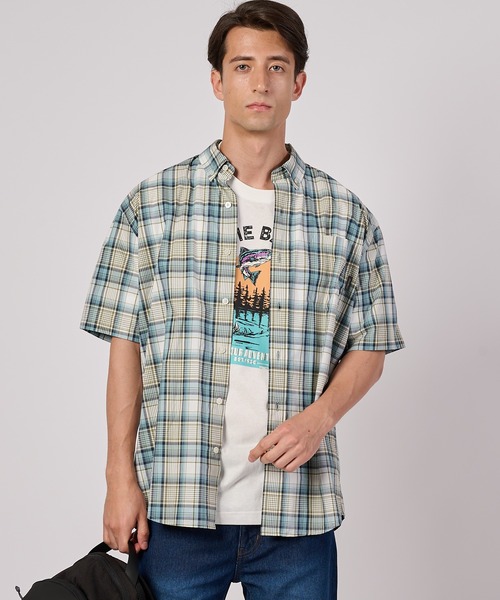 Eddie Bauer（エディーバウアー）の「タイドゥランズ 半袖シャツ（シャツ/ブラウス・メンズ・ブラウン系/ベージュ系/アイボリー系/グリーン系/ライトグリーン系/ブルー系・S/M/L/XL/XXL）」の4枚目の写真