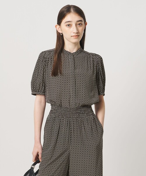 UNITED ARROWS(ユナイテッドアローズ)の「Spiree ショートスリーブ ブラウス(シャツ/ブラウス・レディース・ダークグレー/その他7/その他9/その他1/モカ・FREE)」の4枚目の写真