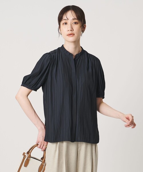 UNITED ARROWS(ユナイテッドアローズ)の「Spiree ショートスリーブ ブラウス(シャツ/ブラウス・レディース・ダークグレー/その他7/その他9/その他1/モカ・FREE)」の5枚目の写真
