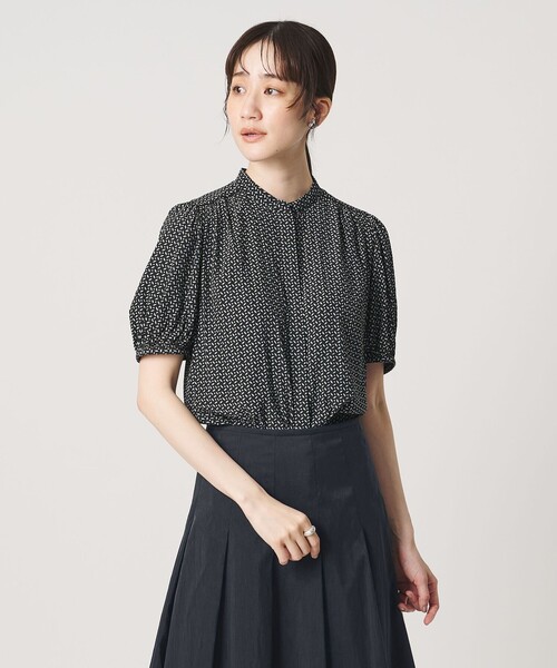 UNITED ARROWS(ユナイテッドアローズ)の「Spiree ショートスリーブ ブラウス(シャツ/ブラウス・レディース・ダークグレー/その他7/その他9/その他1/モカ・FREE)」の6枚目の写真