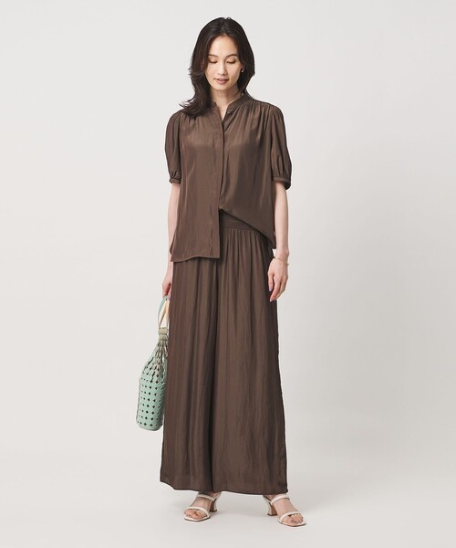 UNITED ARROWS(ユナイテッドアローズ)の「Spiree ショートスリーブ ブラウス(シャツ/ブラウス・レディース・ダークグレー/その他7/その他9/その他1/モカ・FREE)」の13枚目の写真