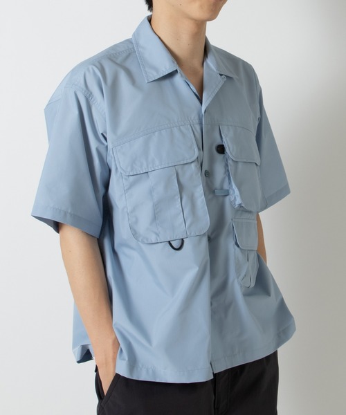 DAIWA PIER39（ダイワピア39）の「TECH MULTI TOOL POCKET SHIRT S BE-86026（シャツ/ブラウス・メンズ・ホワイト/ブラック/ブルー・MEDIUM/SMALL/LARGE/X-LARGE）」の3枚目の写真