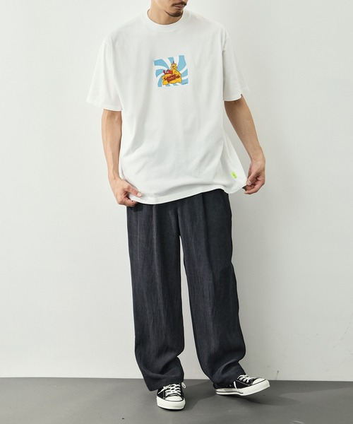 LOOSE JOINTS(ルーズジョインツ)の「【LOOSE JOINTS/ルーズジョインツ】DEADKEBAB - CHEESE S/S TEE(Tシャツ/カットソー・メンズ・ブラック/ホワイト・XL/L)」の14枚目の写真