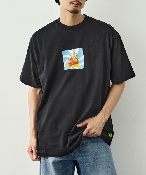 LOOSE JOINTS(ルーズジョインツ)の「【LOOSE JOINTS/ルーズジョインツ】DEADKEBAB - CHEESE S/S TEE(Tシャツ/カットソー・メンズ・ブラック/ホワイト・XL/L)」の7枚目の写真