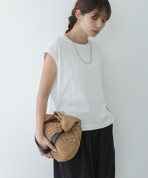 URBAN RESEARCH Sonny Label（アーバンリサーチサニーレーベル）の「ワンショルダーカゴバッグ（トートバッグ・レディース・ブラウン/ブラック・ONE）」の5枚目の写真