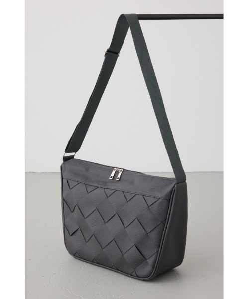 AZUL by moussy(アズールバイマウジー)の「イントレチャートショルダーバッグ(ショルダーバッグ・メンズ・グレー/ブラック・FREE)」の17枚目の写真