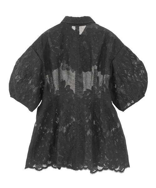 CLANE(クラネ)の「【CLANE】FLOWER LACE WAIST SHAPE TOPS(シャツ/ブラウス・レディース・ブラウン/ブラック/ホワイト・1)」の10枚目の写真