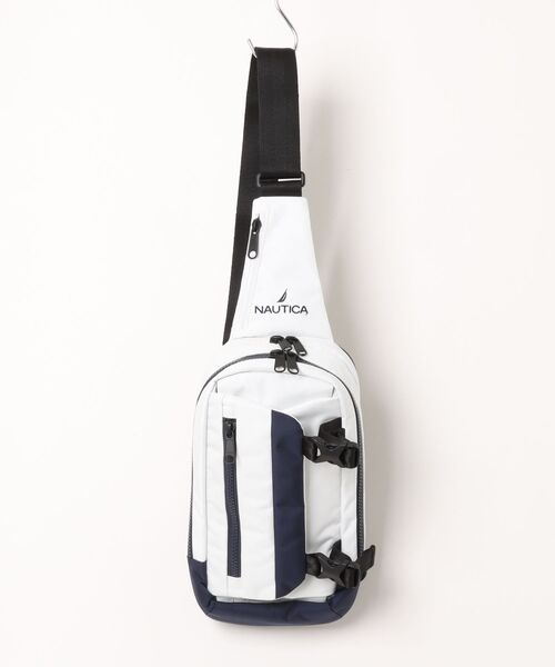 NAUTICA（ノーティカ）の「【NAUTICA/ノーティカ】 NTC-12 ボディバッグ（ボディバッグ/ウエストポーチ・メンズ・ブラック/ホワイト・FREE）」の2枚目の写真