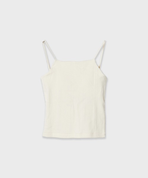 MILLER(ミラー)の「R.P.miller/ Prib Cap Cami (SOLID) / RM241-2146 秋服 冬服(キャミソール・レディース・ブラック/アイボリー・FREE)」の5枚目の写真