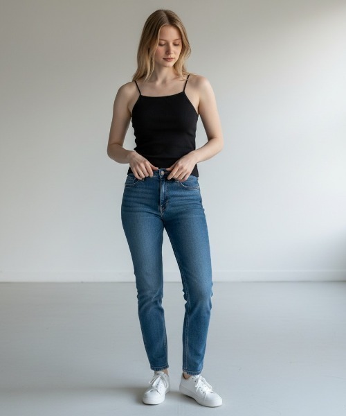 MILLER(ミラー)の「R.P.miller/ Prib Cap Cami (SOLID) / RM241-2146 秋服 冬服(キャミソール・レディース・ブラック/アイボリー・FREE)」の10枚目の写真