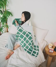 SAHIR(�T�q�[��)�́ySAHIR �T�q�[���zFlannel blanket HALF�@�u�����P�b�g(�u�����P�b�g)