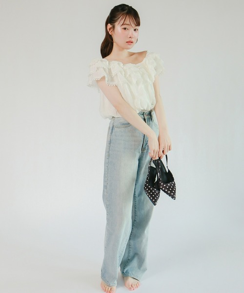 mic by Olu.(ミックバイオルドット)の「< ZOZOTOWN限定 >ロージークラウドトップス(シャツ/ブラウス・レディース・ホワイト・FREE)」の8枚目の写真