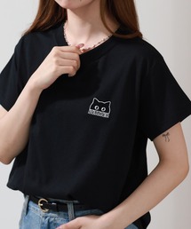 ワンポイント刺繍 コンパクトシルエットTシャツ 半袖