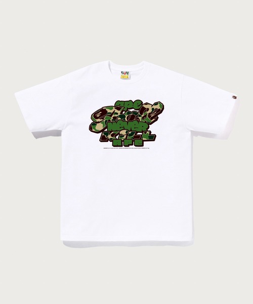 A BATHING APE（アベイシングエイプ）の「ABC CAMO TOON ASNKA TEE（Tシャツ/カットソー・メンズ・ホワイト×グリーン/ホワイト×ブルー/ホワイト×ピンク・MEDIUM/SMALL/LARGE/X-LARGE/XX-LARGE）」の2枚目の写真