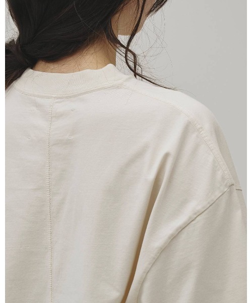 TODAYFUL(トゥデイフル)の「Boyfriend Halfsleeve T-shirt 12610624(Tシャツ/カットソー・レディース・オフホワイト/ブラック・FREE)」の5枚目の写真