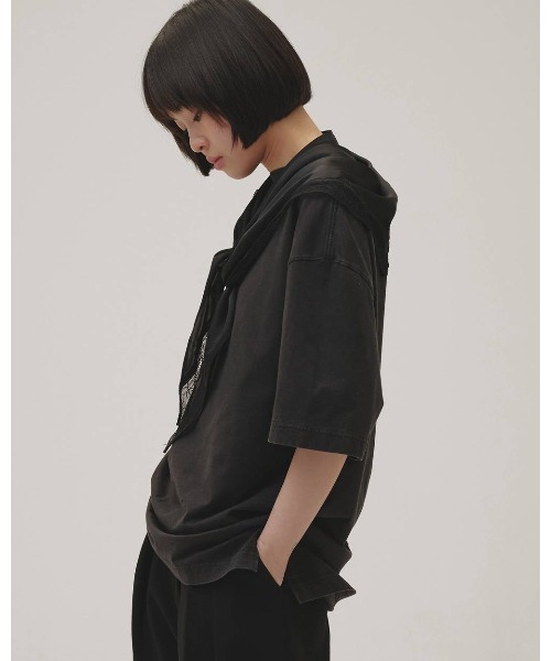 TODAYFUL(トゥデイフル)の「Boyfriend Halfsleeve T-shirt 12610624(Tシャツ/カットソー・レディース・オフホワイト/ブラック・FREE)」の8枚目の写真
