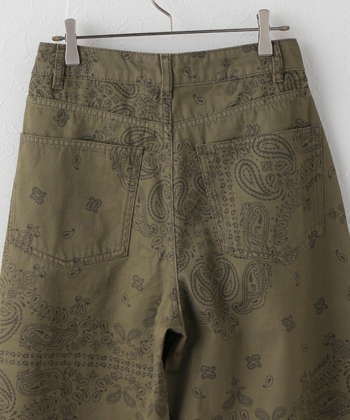 Spick & Span(スピックアンドスパン)の「《一部店舗+WEB限定》BERENICE. / べレニス 柄パンツ(チノパンツ・レディース・カーキ・34/36)」の13枚目の写真