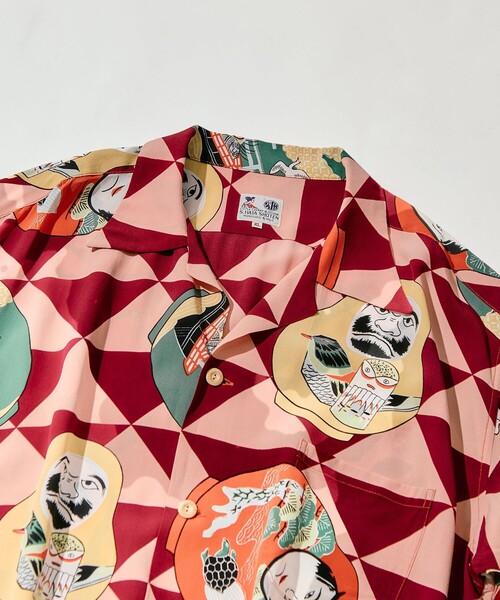 SUN SURF（サンサーフ）の「DARUMA SPECIAL EDITION（シャツ/ブラウス・メンズ・ブラウン・L/XL）」の2枚目の写真