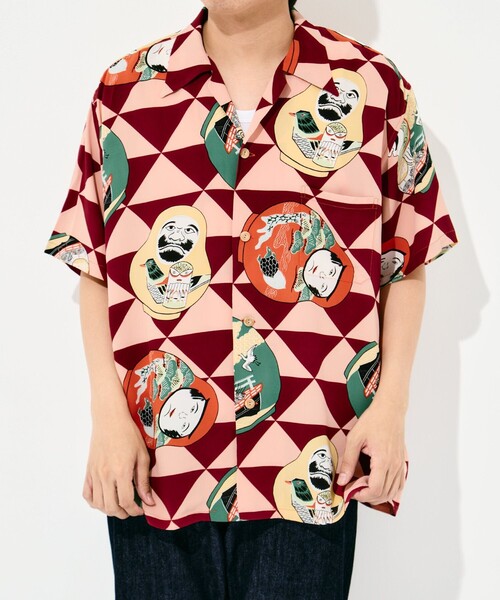 SUN SURF（サンサーフ）の「DARUMA SPECIAL EDITION（シャツ/ブラウス・メンズ・ブラウン・L/XL）」の4枚目の写真