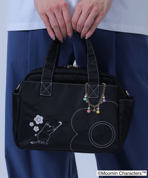 MARY QUANT(マリークワント)の「MOOMIN×MQナイロン 2WAYミニトート(トートバッグ・レディース・ブラック・FREE)」の6枚目の写真