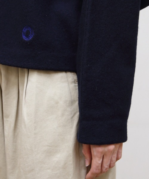 ORCIVAL(オーシバル)の「ORCIVAL/オーシバル ドルマンスリーブコクーンプルオーバー DOLMAN SLEEVE COCOON PULLOVER OR-D0152 KKW(ニット/セーター・レディース・ダークネイビー/レッド・1)」の4枚目の写真