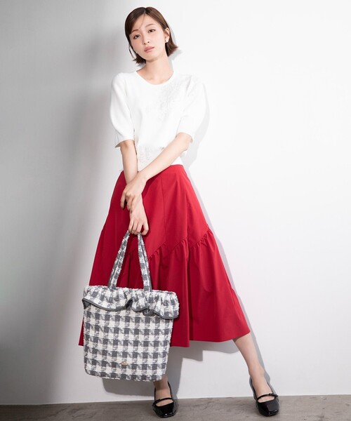 TOCCA（トッカ）の「ROMANCE KNIT ニット（ニット/セーター・レディース・ベージュ系/ブラウン系/ブラック系/アイボリー系・SMALL/MEDIUM）」の6枚目の写真