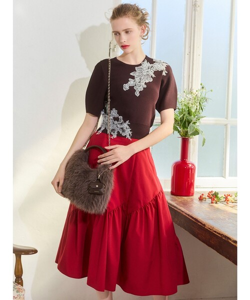 TOCCA（トッカ）の「ROMANCE KNIT ニット（ニット/セーター・レディース・ベージュ系/ブラウン系/ブラック系/アイボリー系・SMALL/MEDIUM）」の8枚目の写真
