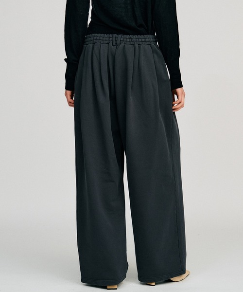 PRANK PROJECT(プランクプロジェクト)の「【2026Autumn Pre-Order】スウェットワイドパンツ / Sweat Wide Pants(スウェットパンツ・レディース・ライトグレー/チャコールグレー/ボルドー・38/36)」の18枚目の写真