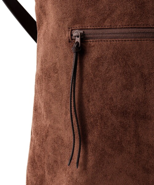 Un coeur(アンクール)の「【Un coeur/アンクール】K906021 SUEDE DRAPE 2WAY TOTE(トートバッグ・メンズ・キャメル・FREE)」の8枚目の写真