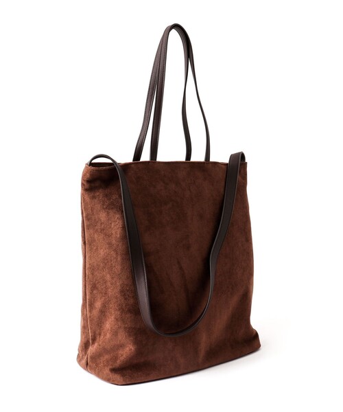 Un coeur(アンクール)の「【Un coeur/アンクール】K906021 SUEDE DRAPE 2WAY TOTE(トートバッグ・メンズ・キャメル・FREE)」の10枚目の写真