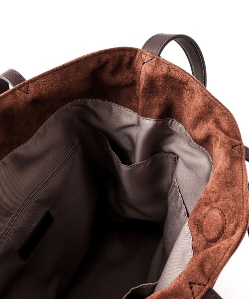 Un coeur(アンクール)の「【Un coeur/アンクール】K906021 SUEDE DRAPE 2WAY TOTE(トートバッグ・メンズ・キャメル・FREE)」の18枚目の写真