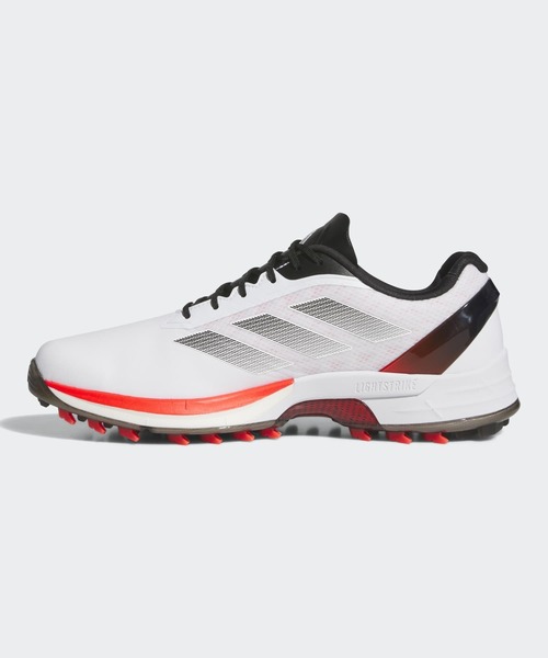 adidas(アディダス)の「アディゼロ ZG 25【adidas Golf/アディダスゴルフ】(スニーカー・メンズ・ホワイト×レッド・24.5cm/25.5cm/26.5cm/27.5cm/28.5cm/25.0cm/26.0cm/27.0cm/28.0cm/29.0cm)」の6枚目の写真
