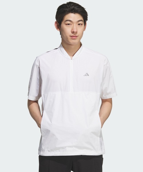 adidas(アディダス)の「アルティメット365ツアー半袖プルオーバー【adidas Golf/アディダスゴルフ】(ブルゾン・メンズ・ホワイト・SMALL/MEDIUM/LARGE/X-LARGE/XX-LARGE/3XL)」の1枚目の写真