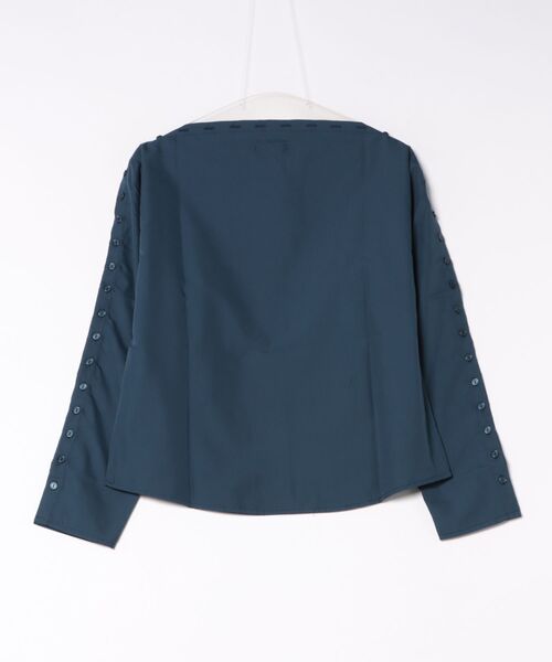 twins(nemne store)(ツインズ)の「Button-Adjustable Silhouette L/S Shirt(シャツ/ブラウス・レディース・Navy/White・フリー)」の18枚目の写真