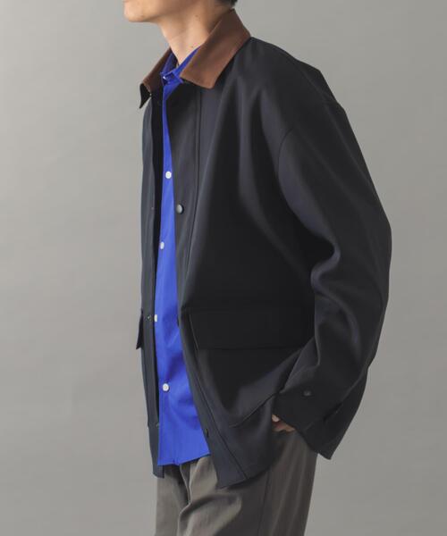 ITEMS URBANRESEARCH(アイテムズ アーバンリサーチ)の「襟配色 ハンティングジャケット(ブルゾン・メンズ・ブラック/カーキ/チャコールグレー・LARGE/MEDIUM)」の21枚目の写真