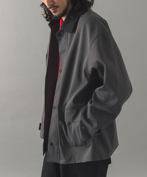 ITEMS URBANRESEARCH(アイテムズ アーバンリサーチ)の「襟配色 ハンティングジャケット(ブルゾン・メンズ・ブラック/カーキ/チャコールグレー・LARGE/MEDIUM)」の8枚目の写真
