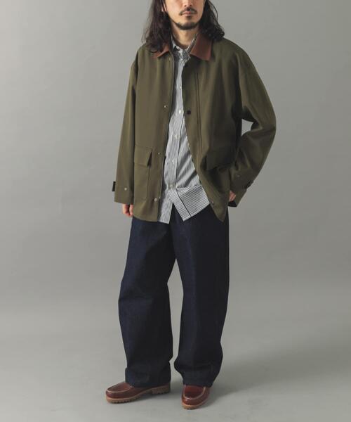 ITEMS URBANRESEARCH(アイテムズ アーバンリサーチ)の「襟配色 ハンティングジャケット(ブルゾン・メンズ・ブラック/カーキ/チャコールグレー・LARGE/MEDIUM)」の18枚目の写真