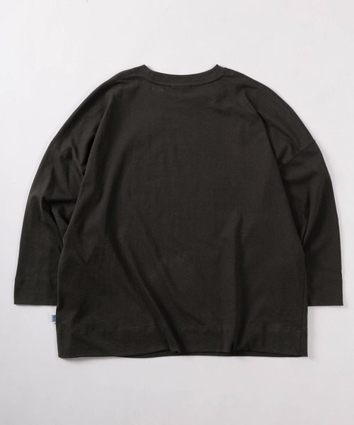 DISCUS(ディスカス)の「【71】【DISCUS/ディスカス】ヴィンテージライク カレッジプリント ドロップショルダー ワイド クルーネックTシャツ/ワンポイントワッペン/カレッジロゴ/古着MIX/レディース(Tシャツ/カットソー・レディース・グリーン/ホワイト/ブラック/オートミール/レッド/ネイビー・L/M)」の12枚目の写真