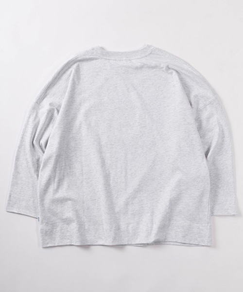 DISCUS(ディスカス)の「【71】【DISCUS/ディスカス】ヴィンテージライク カレッジプリント ドロップショルダー ワイド クルーネックTシャツ/ワンポイントワッペン/カレッジロゴ/古着MIX/レディース(Tシャツ/カットソー・レディース・グリーン/ホワイト/ブラック/オートミール/レッド/ネイビー・L/M)」の16枚目の写真