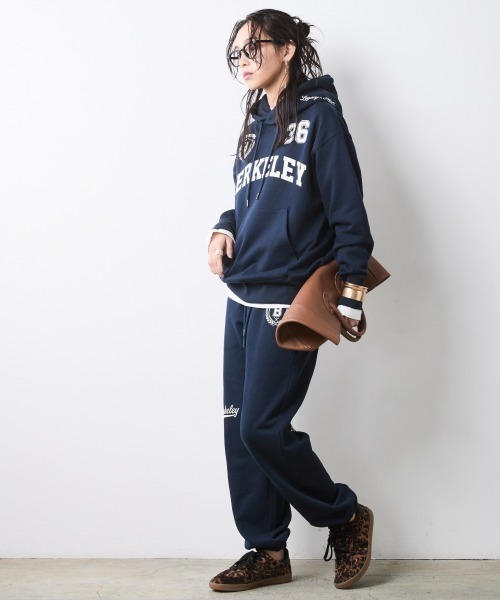 CHIC STYLE(シックスタイル)の「綿100%プリントスウェットパンツ<大きいサイズ有>シックスタイル(その他パンツ・レディース・杢グレー/ネイビー・L/M/5L/4L/3L/LL)」の7枚目の写真