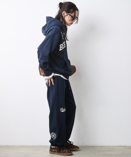 CHIC STYLE(シックスタイル)の「綿100%プリントスウェットパンツ<大きいサイズ有>シックスタイル(その他パンツ・レディース・杢グレー/ネイビー・L/M/5L/4L/3L/LL)」の9枚目の写真