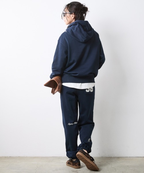 CHIC STYLE(シックスタイル)の「綿100%プリントスウェットパンツ<大きいサイズ有>シックスタイル(その他パンツ・レディース・杢グレー/ネイビー・L/M/5L/4L/3L/LL)」の11枚目の写真