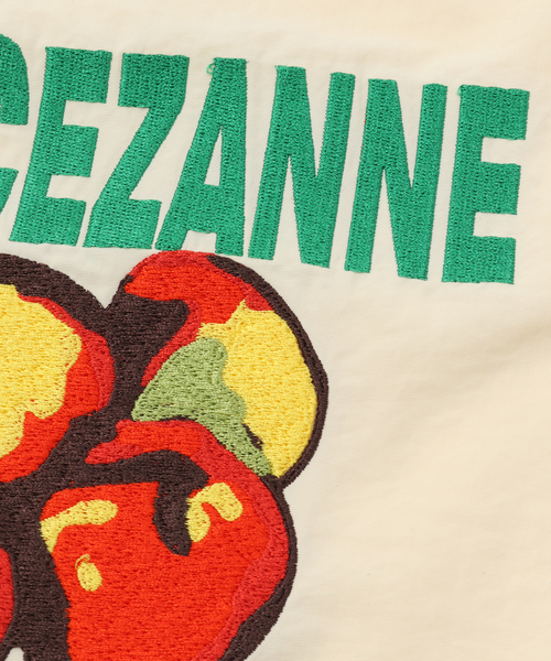 417 EDIFICE(フォーワンセブンエディフィス)の「NOT OEM CEZANNE APPLE TOTE(トートバッグ・メンズ・ネイビー/アイボリー・FREE)」の7枚目の写真