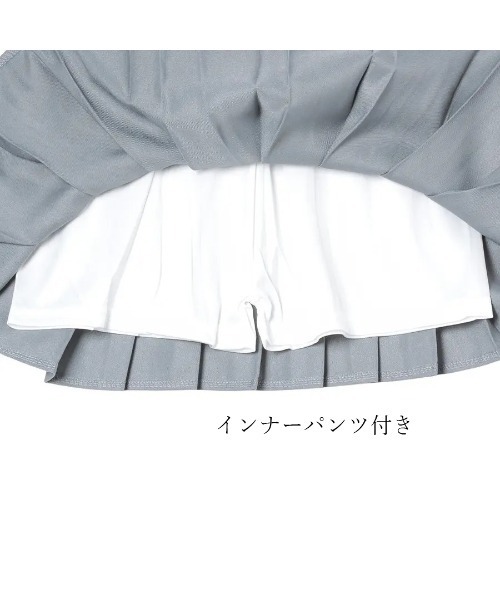 Carpe Diem(カルペディエム)の「プリーツミニスカート(スカート・レディース・ブラック/ホワイト/グレー・L/S/XL/M)」の9枚目の写真