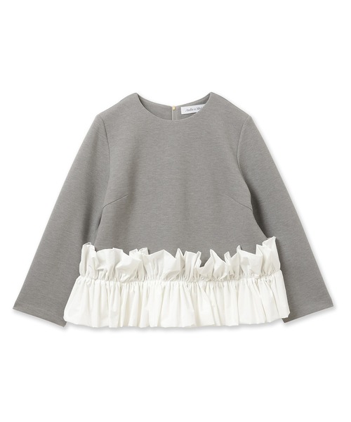 Audie a Muses(オーディアミューズ)の「裾ラッフルデザインカットソー(Tシャツ/カットソー・レディース・ブラック/グレー/オフホワイト・42/38)」の17枚目の写真