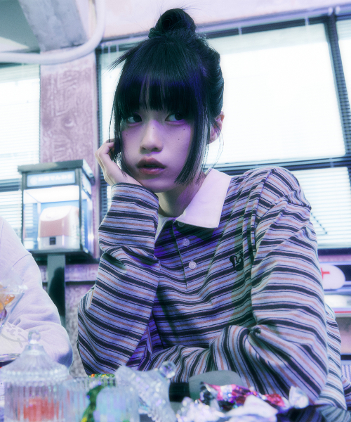 LMR(エルエムアール)の「マルチストライプカラー長袖TシャツGREY(Tシャツ/カットソー・レディース・ミックスグレー・SMALL/MEDIUM)」の7枚目の写真