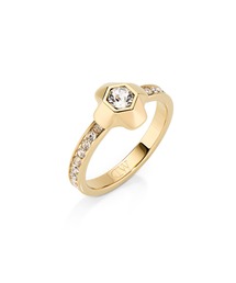 North Star Ring Small Lumine Sidestones  ゴールド／シルバー