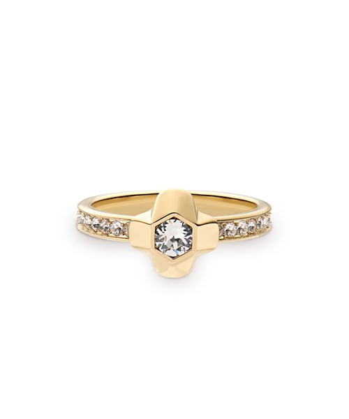 Daniel Wellington（ダニエルウェリントン）の「North Star Ring Small Lumine Sidestones  ゴールド／シルバー（リング・レディース・シルバー/イエローゴールド・60/56/54/52/50/48/58）」の6枚目の写真