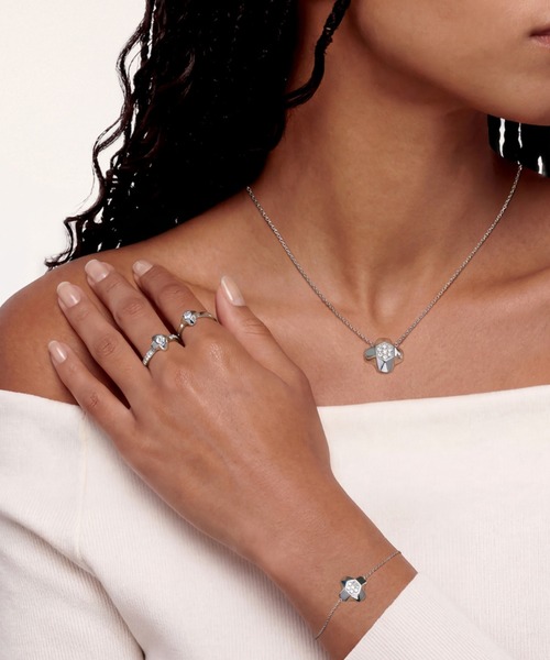 Daniel Wellington（ダニエルウェリントン）の「North Star Ring Small Lumine Sidestones  ゴールド／シルバー（リング・レディース・シルバー/イエローゴールド・60/56/54/52/50/48/58）」の8枚目の写真