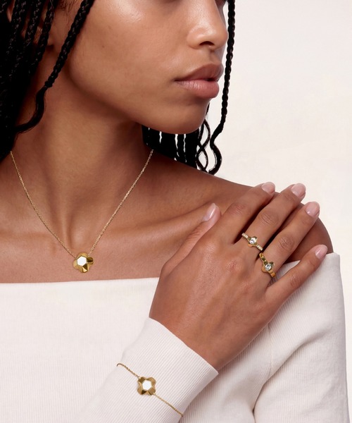 Daniel Wellington（ダニエルウェリントン）の「North Star Ring Small Lumine Sidestones  ゴールド／シルバー（リング・レディース・シルバー/イエローゴールド・60/56/54/52/50/48/58）」の9枚目の写真
